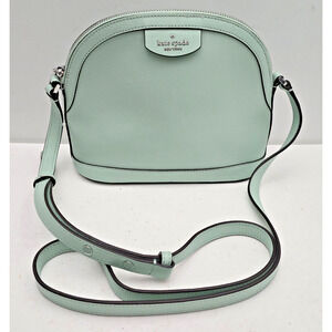 KATE SPADE SYLVIA DOME CROSSBODY BAG LT. Turquoise SPRINGMEADOW LEATHER